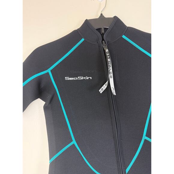 Sea Skin Wetsuit - Women's Black Neoprene - Size Medium - Picture 3 of 6